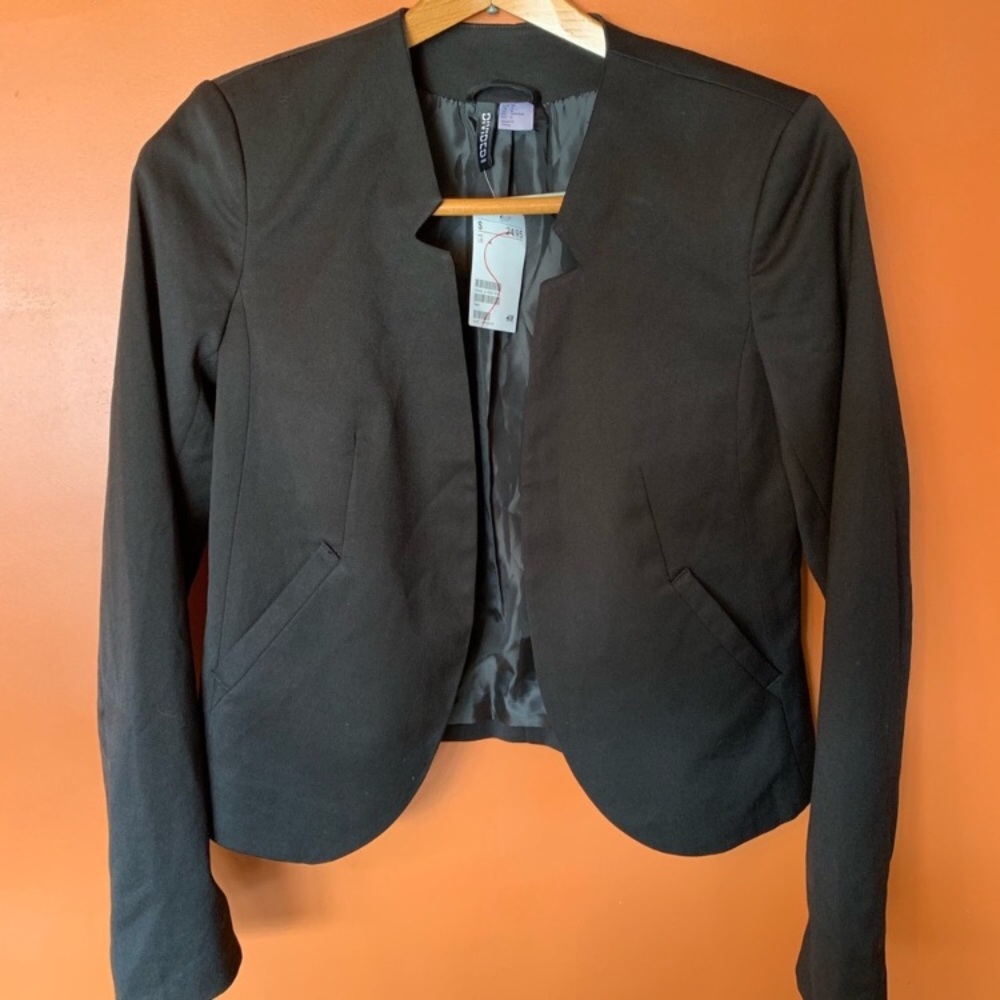 Black Cropped Blazer